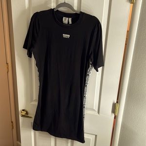 Adidas Sporty Midi Fitted Dress